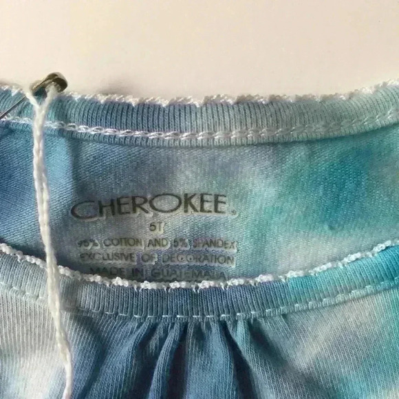 Tie dye matching shopkins shirt and leggings set. - Picture 6 of 6